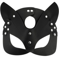 Vegan Leather Cat Ears Mask - Coquette Chic Desire