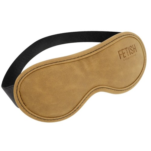 Antifaz Cuero Vegano Fetish Submissive - Ajustable para Comodidad