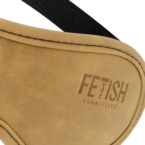 Antifaz Cuero Vegano Fetish Submissive - Ajustable para Comodidad
