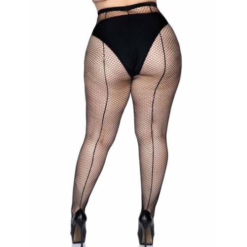 Plus Size Fishnet Tights by Leg Avenue - Elegant and Sexy