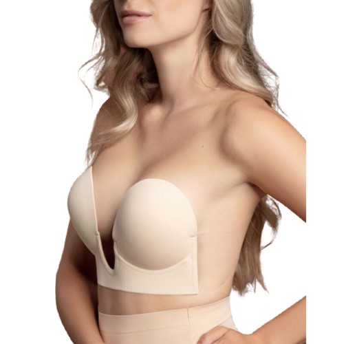 Bye-bra Strapless U Bra Beige Cup A