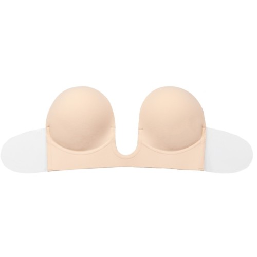 Bye-bra Strapless U Bra Beige Cup A