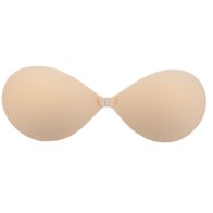 Bye-Bra Sujetador Invisible Beige Copa D - Ideal para Trajes Sin Tirantes