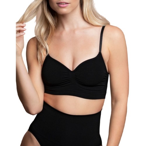 Bye-Bra Medium Control Seamless Bra Black XXL