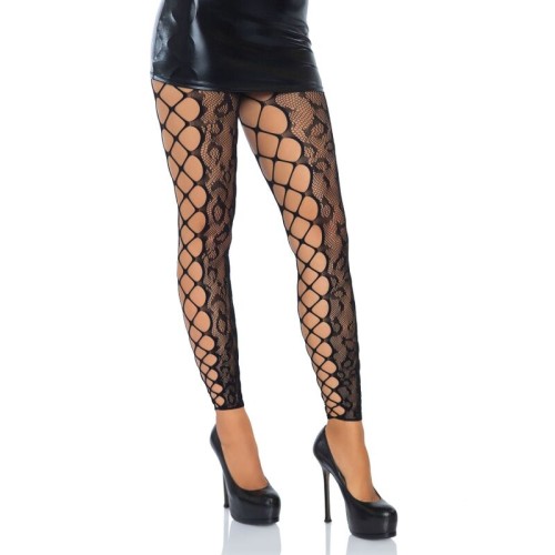 Leg Avenue Footless Crotchless Tights for Seduction
