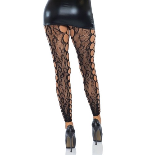 Leg Avenue Footless Crotchless Tights for Seduction