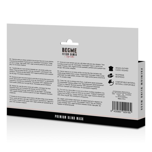 Begme Red Edition Elastic Mask with Neoprene Lining