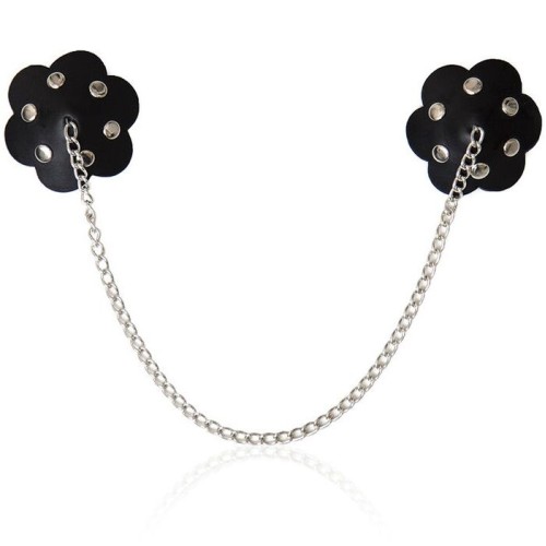 Petal Nipple Covers with Chain for Fetish Play