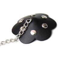 Petal Nipple Covers with Chain for Fetish Play