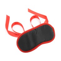 Ohmama - Fetish Negro Bordes Rojos para Juego Sensual