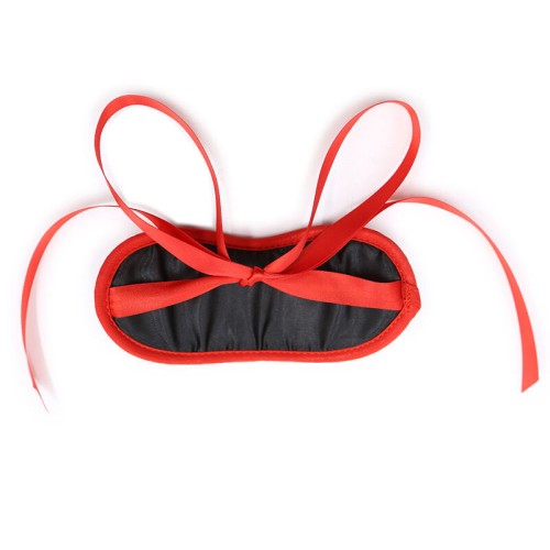 Ohmama - Fetish Negro Bordes Rojos para Juego Sensual