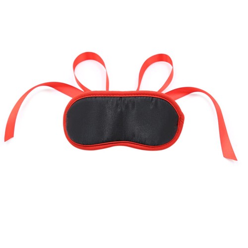 Ohmama - Fetish Negro Bordes Rojos para Juego Sensual