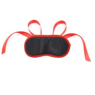 Ohmama - Fetish Negro Bordes Rojos para Juego Sensual