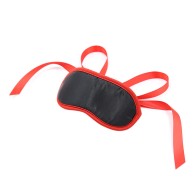 Ohmama - Fetish Negro Bordes Rojos para Juego Sensual
