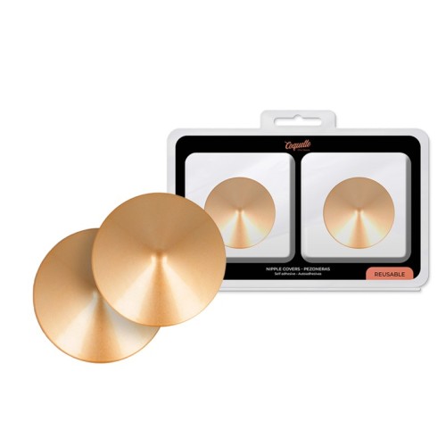 Cubre Pezones Circulos Dorados Coquette Chic Desire para Seducción