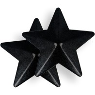 Coquette Chic Desire - Cubre Pezones Metal Estrellas Negras