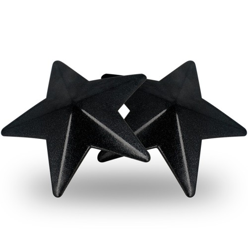Coquette Chic Desire - Cubre Pezones Metal Estrellas Negras