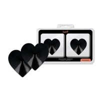 Coquette Chic Desire Black Heart Nipple Covers