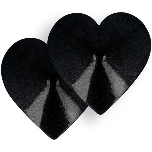 Coquette Chic Desire Black Heart Nipple Covers