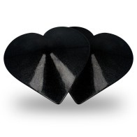 Coquette Chic Desire Black Heart Nipple Covers