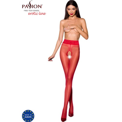 Passion Tiopen 001 Red Thigh High Stockings - Chic and Comfortable