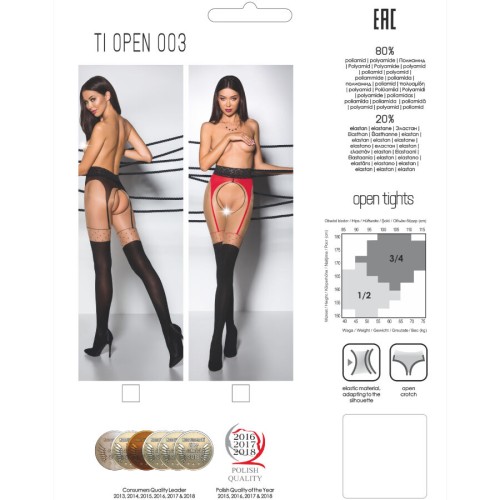 Passion Red 3/4 Stockings for Stylish Appeal