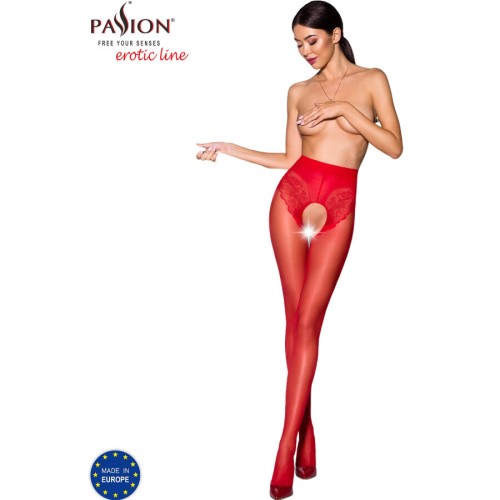 Passion 006 30 Den Elegant Red Stockings