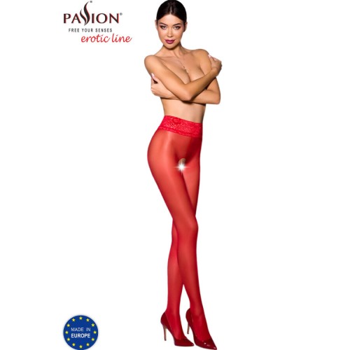 Passion Tiopen 008 Red Thigh High Stockings for Elegant Women