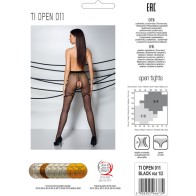 Passion Tiopen 011 Black Thigh Highs 20 Den