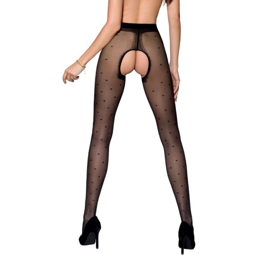Passion Tiopen 018 Black 3/4 Stockings 20 Den