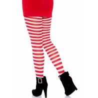 Leg Avenue Striped White/Red Stockings for Women