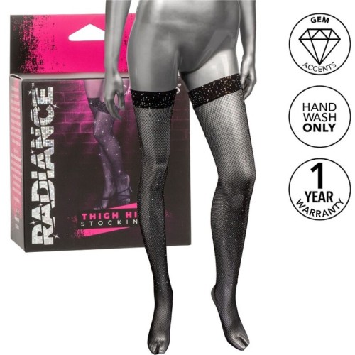 Radiance Thigh High Rhinestone Stockings