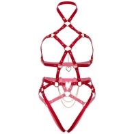 Leg Avenue Red Heart Body Harness