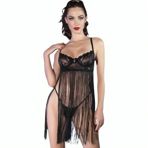 Chilirose CR 4496 Babydoll Black S/M
