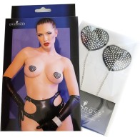 Cubrepezones Plateado & Negro CR 4662 de Chilirose