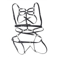 Sublime Adjustable Leather Harness - Elevate Your Sensuality