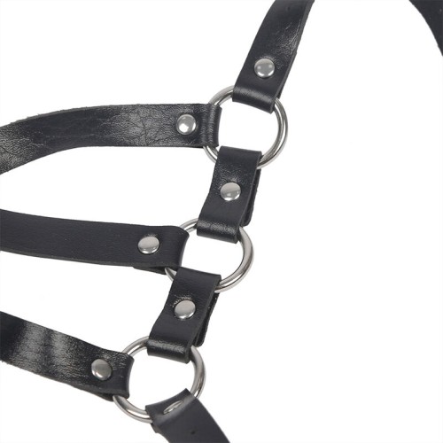 Sublime Adjustable Leather Harness - Elevate Your Sensuality