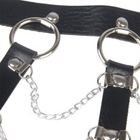 Subblime Arnés Cuero Negro - Estilo Audaz