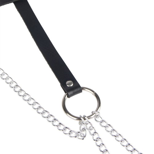 Subblime Leather Chain Belt - Irresistible Elegance