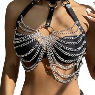 Sublime Leather Chest Harness - Elevate Your Desirability