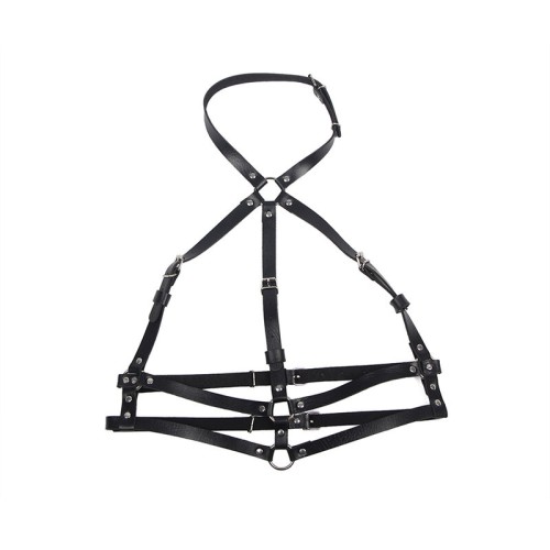 Subblime - Leather Chest Harness Black - Elegant Seduction
