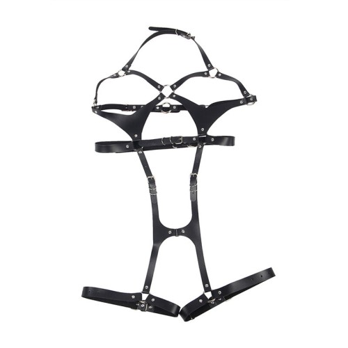 Subblime Arnés Cuerpo Entero Con Hebillas Negro