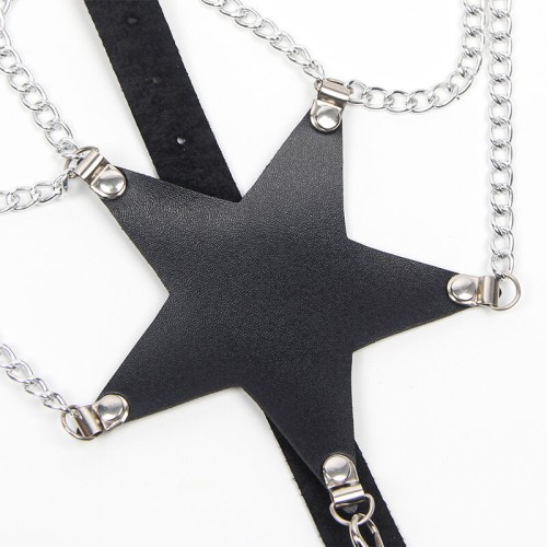 Subblime Full Body Harness Star Design with Chains