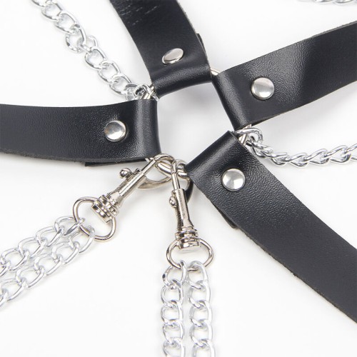 Subblime Harness Bra with Chains