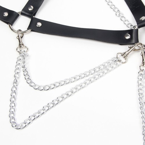 Subblime Harness Bra with Chains