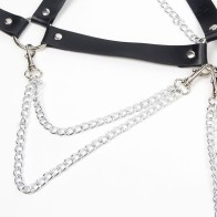 Subblime Harness Bra with Chains