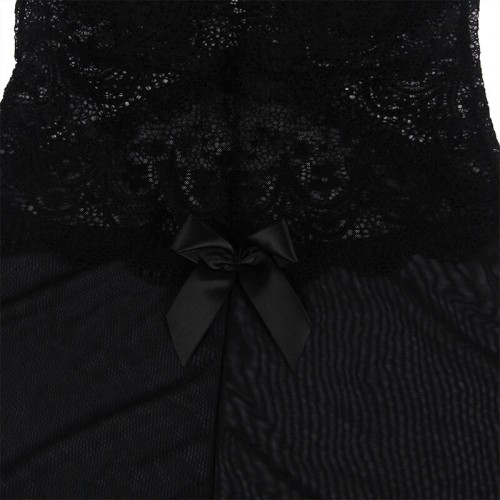 Subblime Tulle Teddy with Lace and Flower