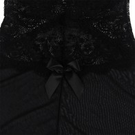 Subblime Tulle Teddy with Lace and Flower