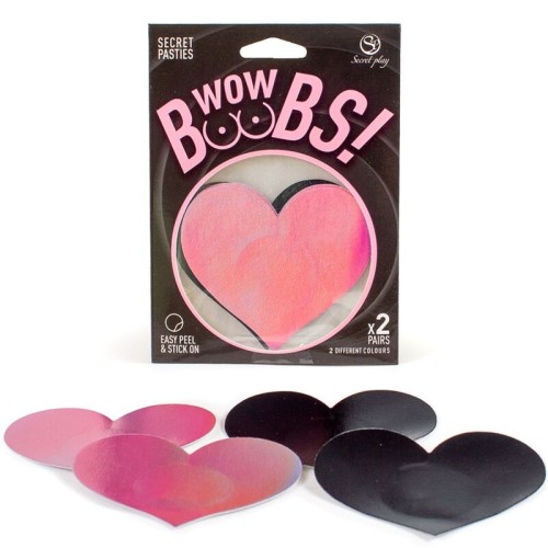 Playful Heart-Shaped Nipple Covers for Fun