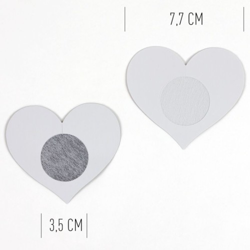 Playful Heart-Shaped Nipple Covers for Fun
